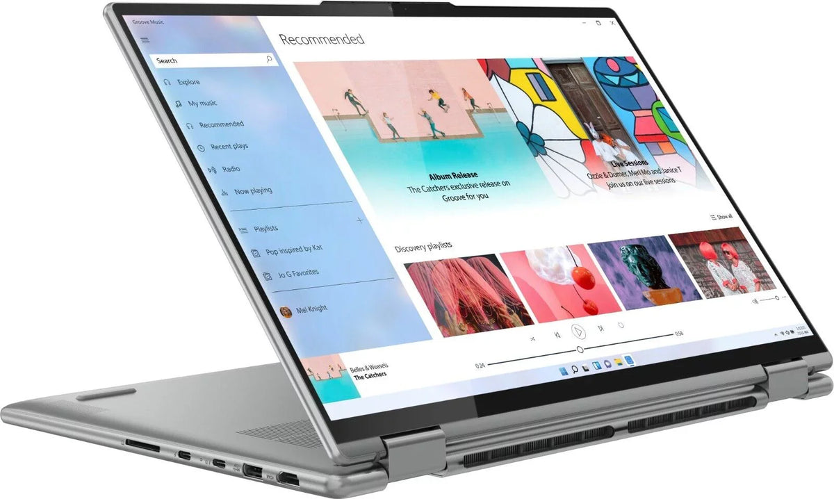 '- Yoga 7i 16" 2.5K Touch 2-in-1 Laptop -  Evo Platform - Core i7-12700H - 32GB Memory -  Arc A370M - 1TB SSD - Arctic Grey