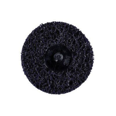 Scotch-Brite 21541 XT Pro Series Clean and Strip Disc, 3 in Dia, Extra Coarse Grade, 15000 rpm, Purple - pack of 10