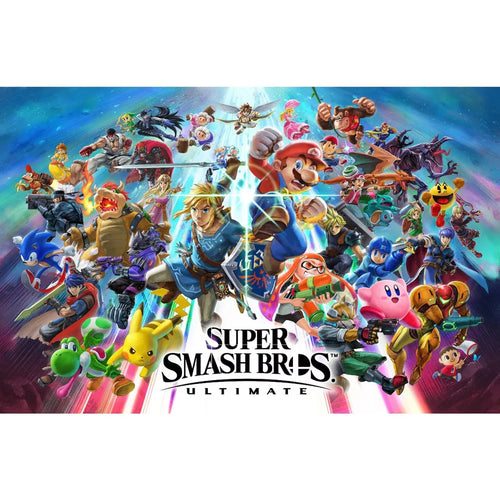 & Membership with Triangle Strategy with Mytrix Wireless Pro Controller Sakura Pink and Accessories. Ultimate Bundle: Gray Console, Super Smash Bros. Nintendo Switch OLED Super Smash Bros
