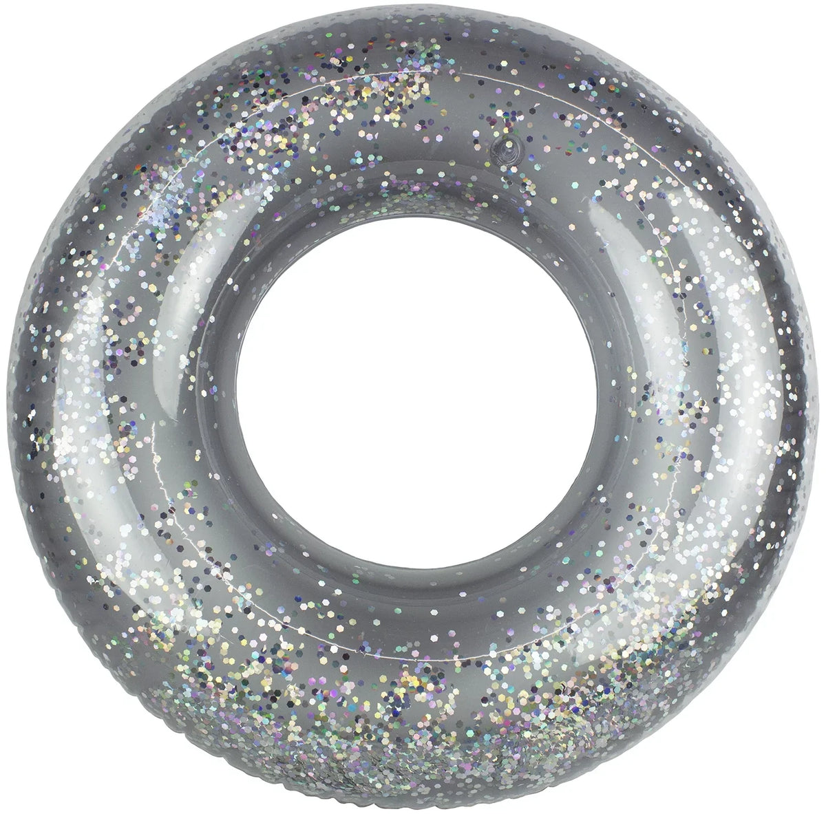 Poolmaster 36-Inch Silver Glitter Swimming Pool Float Tube