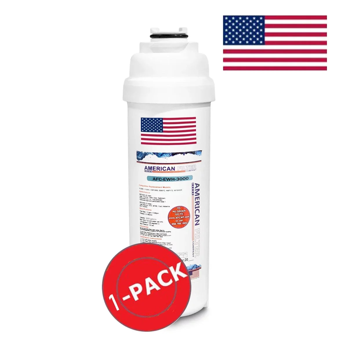 AFC Brand , moisture Filter , Model # AFC-EWH-3000 , appropriate with HTHB-HAC8PV-NF - 1 Filters - Made in U.S.A.