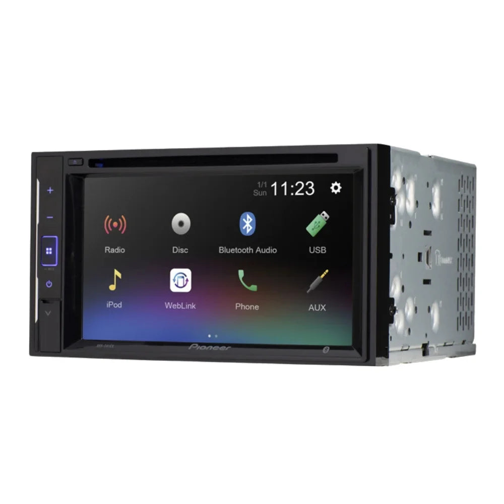 KIT4749 Bundle for 1999-2003  F150 W/ Pioneer AVH-241EX Double DIN Car Stereo with Bluetooth/Backup Camera/Installation Kit/in-Dash DVD/CD AM/FM 6.2" Touchscreen Digital Media Receiver