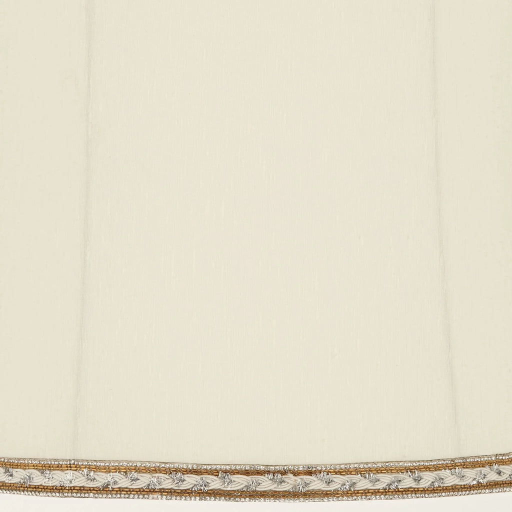 Springcrest Milano Drum Lamp Shades Cream Medium 14" Top x 16" Bottom x 12" High Washer Replacement Harp and Finial Fitting