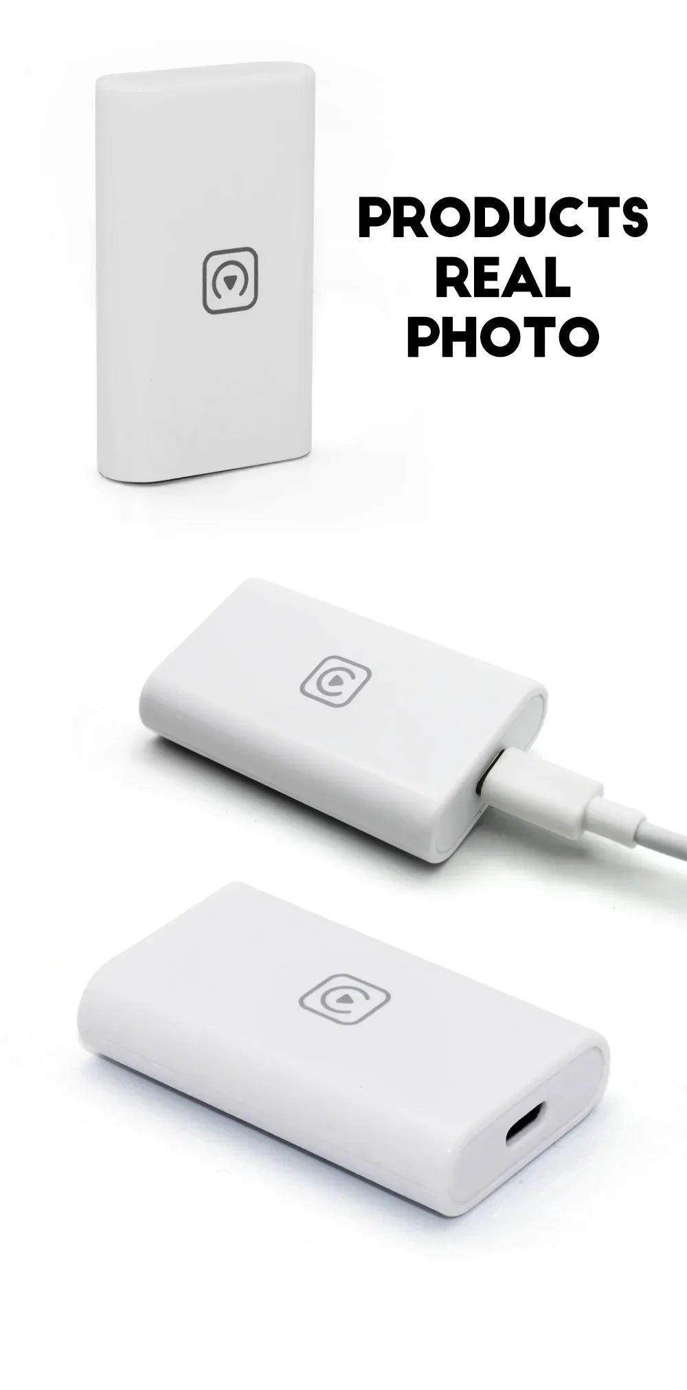 Wireless  Carplay Adapter Dongle,8Core Android Wireless Carplay Factory Wired for  CarPlay Cars Plug & Play for Iphone Screen Usb Bluetooth5.0 Receiver
