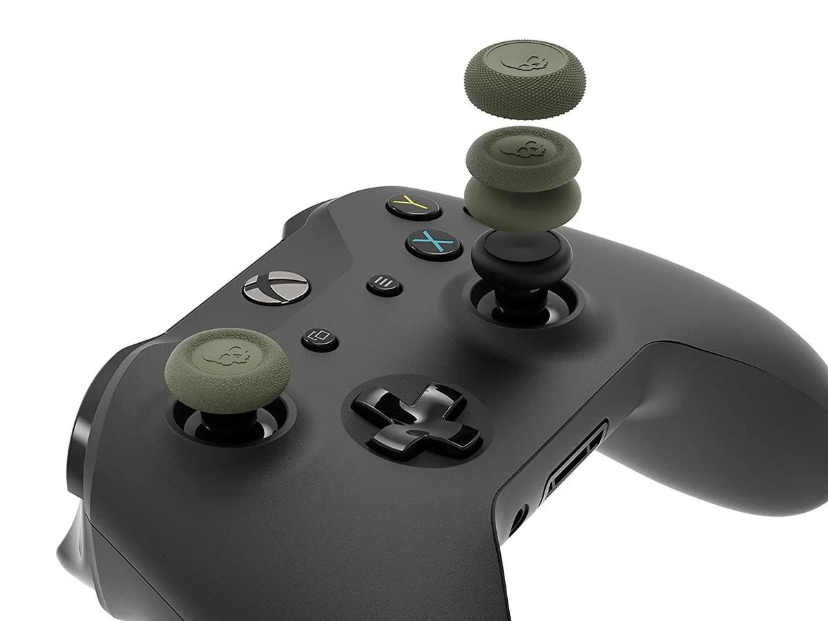 Skin, CQC and FPS Thumb Grips Joystick Cap Analog Stick protector for Xbox Controller- Black, Set of 6 BOLT AXTION Bundle Like New