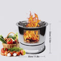 Nebublu 4 In 1 Camping Stove Portable Multi-functional Wood Stove for Camping Picnic Backpacking - Reliable and Versatile Cooking Equipment for  Activities