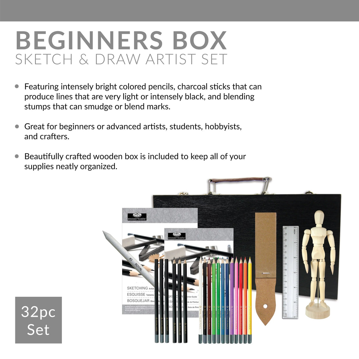 Royal & Langnickel Essentials Sketch & Draw Beginners Art Set
