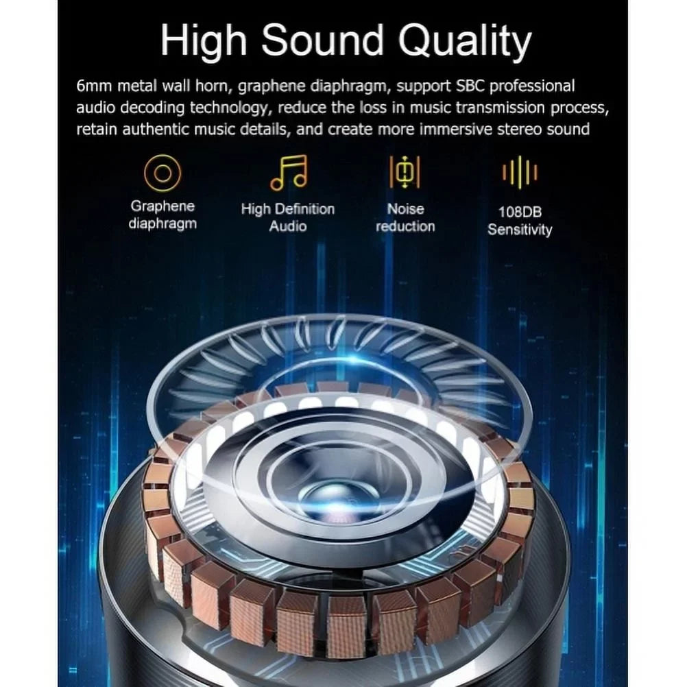 Earbuds Wireless TWS Headphones Earphones True Wireless Stereo Headset J9X for  Galaxy TabPRO 8.4 Tab 3 8.0 7.0 4 10.1 SM-T530 2 10.1, S5 Active, S10 5G On5 Note 9 8 5 NotePRO 12.2 4 3