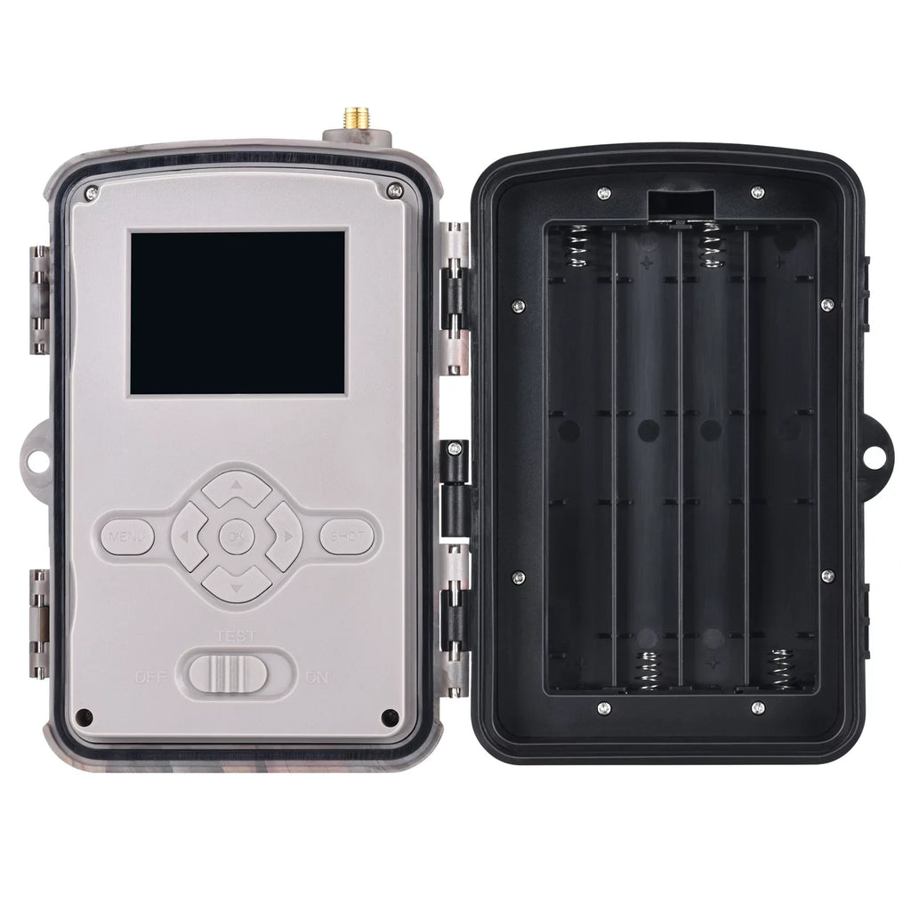Andoer 4G/LTE Camera Wireless 36MP Trail and Game Camera Waterproof Infrared Night Vision Wildlife Animal Farm Camera
