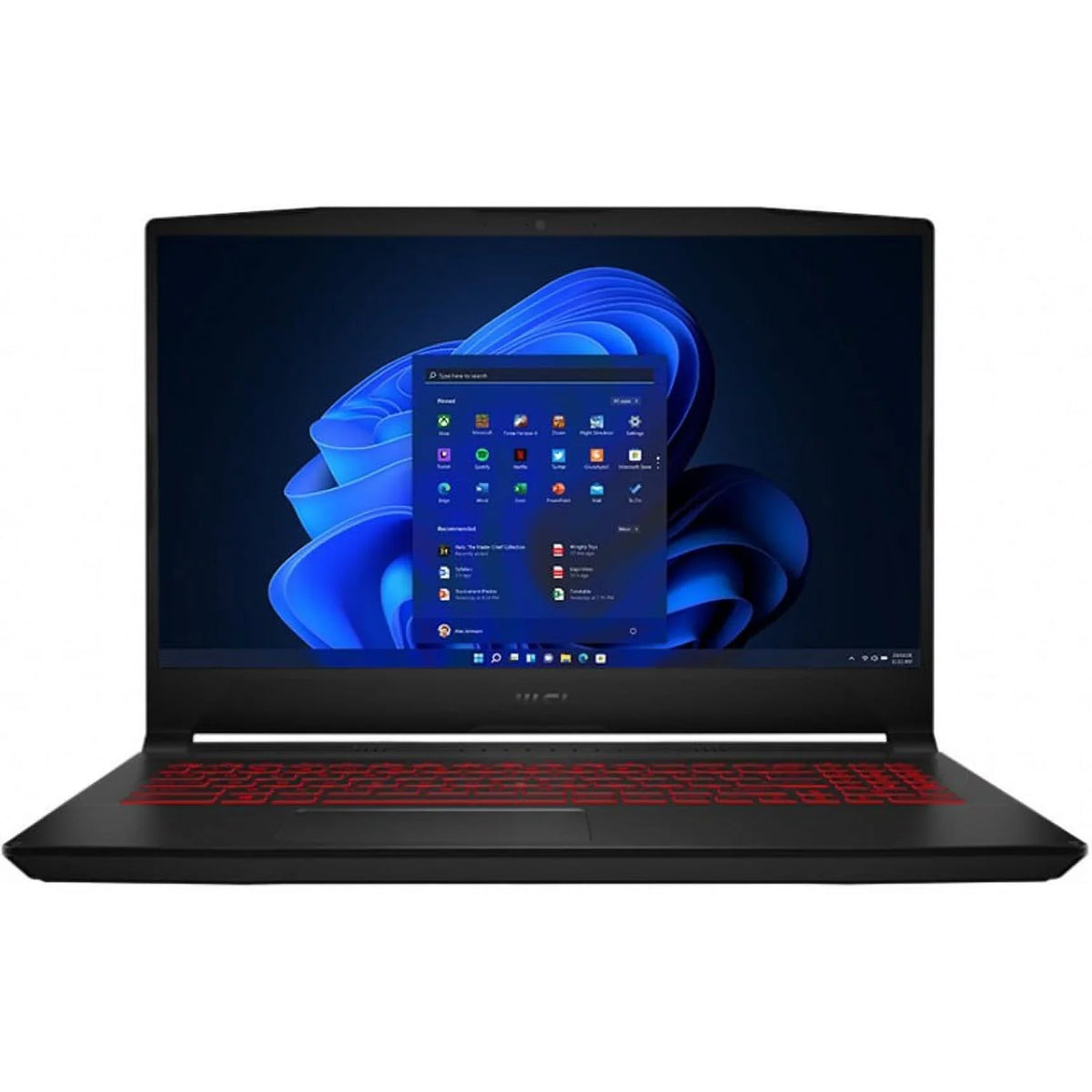 MSI Katana GF66, 15.6\" Full HD,  Core i7-11800H, NVIDIA GeForce RTX 3060, 16GB RAM, 1TB SSD, Black, Windows 10 Home, Katana GF66 11UE-031