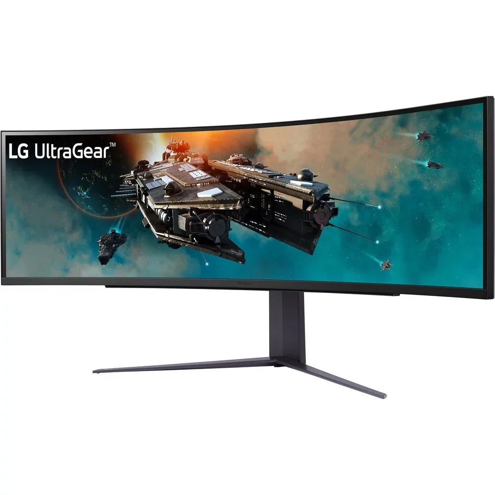 Open Box  49GR85DC-B 49" Curved Ultragear DQHD 1ms 240Hz Monitor with VESA DisplayHDR 1000, Black