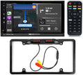 Soundstream VRCPAA-70M 7" Double DIN Bluetooth  CarPlay & Android +Camera Silver