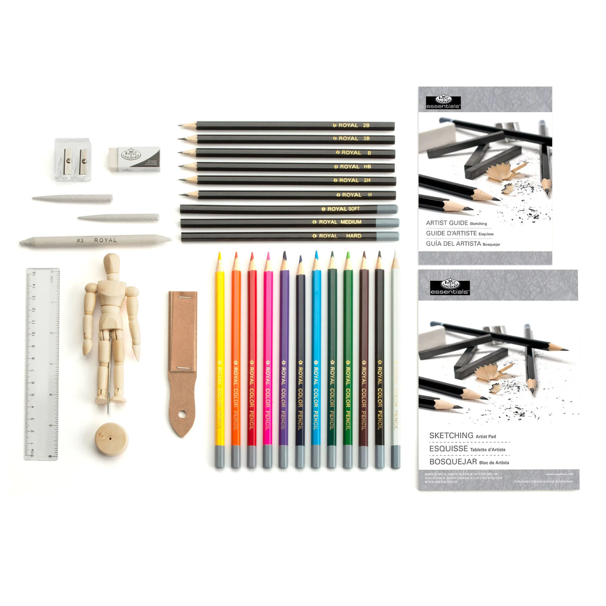 Royal & Langnickel Essentials Sketch & Draw Beginners Art Set