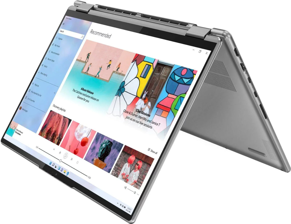 '- Yoga 7i 16" 2.5K Touch 2-in-1 Laptop -  Evo Platform - Core i7-12700H - 32GB Memory -  Arc A370M - 1TB SSD - Arctic Grey