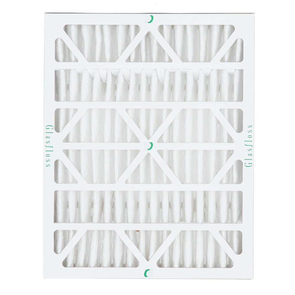 4 Pack (Actual Depth: 3-3/4"). 16x20x4 MERV 13 Pleated AC Furnace Air Filters by Glasfloss Industries